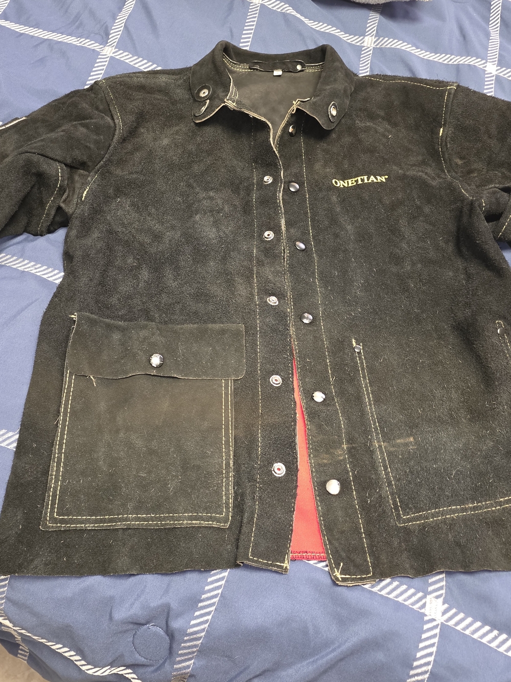 Titan Men's Black Suede Work Jacket